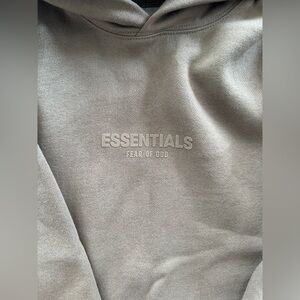 Fear of God Essentials Hoodie ‘Wood’ Unisex XXS